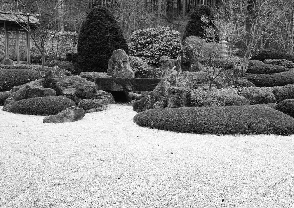 Der Zen-Garten am Benediktushof